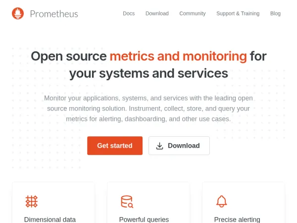Prometheus - Monitoring system & time series database
