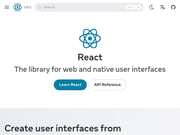 React