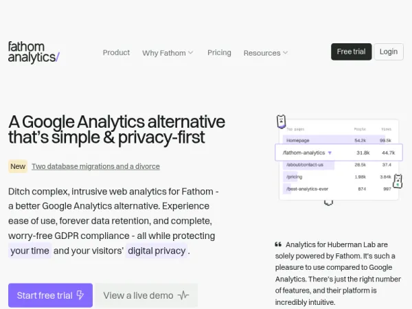 Fathom Analytics