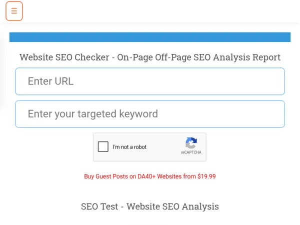 Website SEO Checker