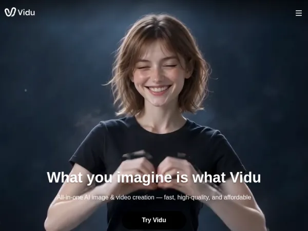 Vidu AI - 文本、图像与参考视频的AI视频生成器