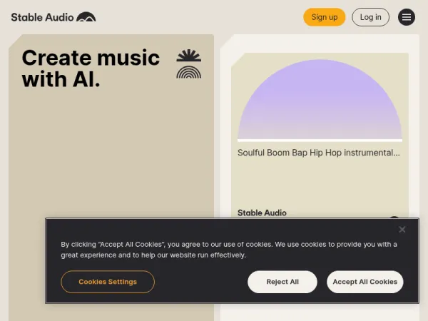 Stable Audio - Generative AI for music & sound fx