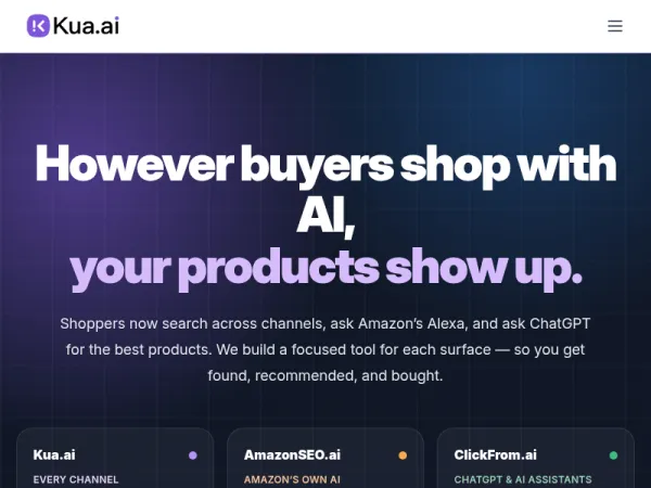 AI for Sellers to Boost Multichannel Selling and Rank Higher | Kua.ai