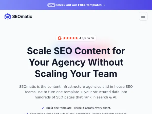 SEOmatic | #1 Scalable SEO Content Platform