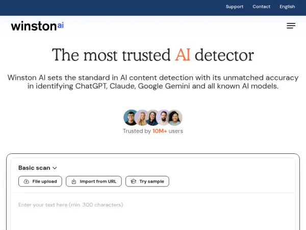 The Most Trusted AI Detector | ChatGPT Detection Tool
