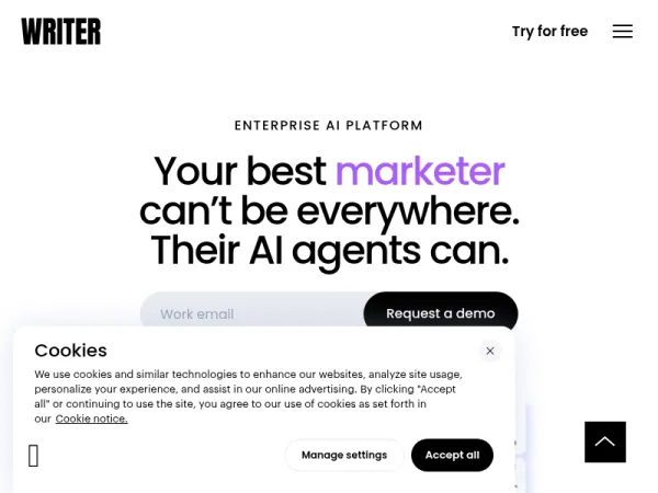 WRITER - The enterprise AI platform for agentic work