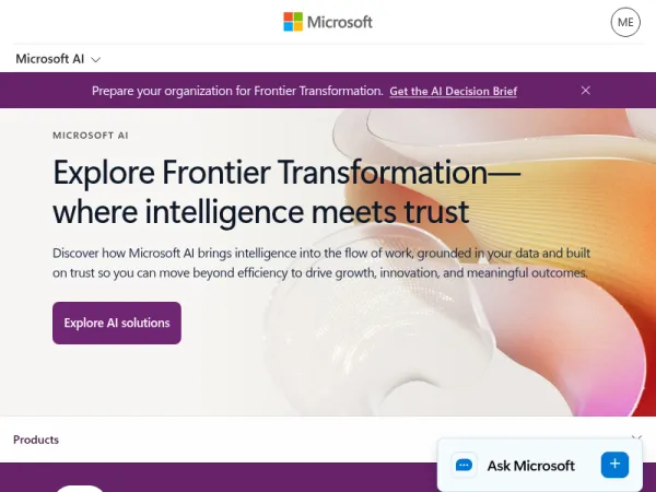 Microsoft AI - Business Solutions and Tools