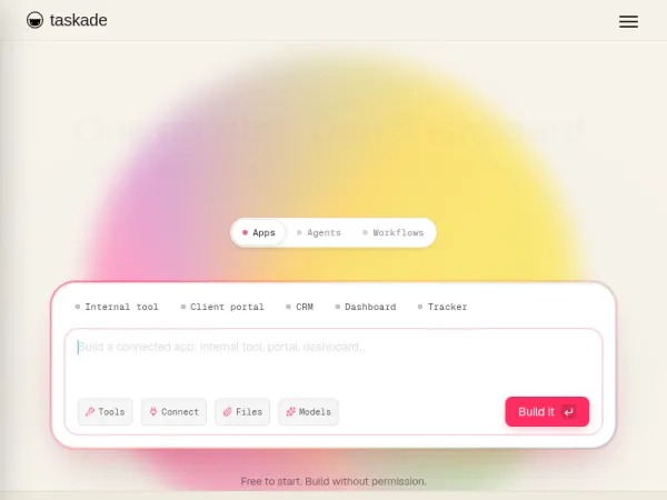 AI Business App Builder - Taskade Genesis | Free AI Agents