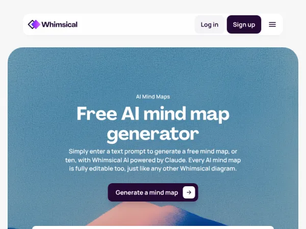 AI Mind Map Maker - Whimsical